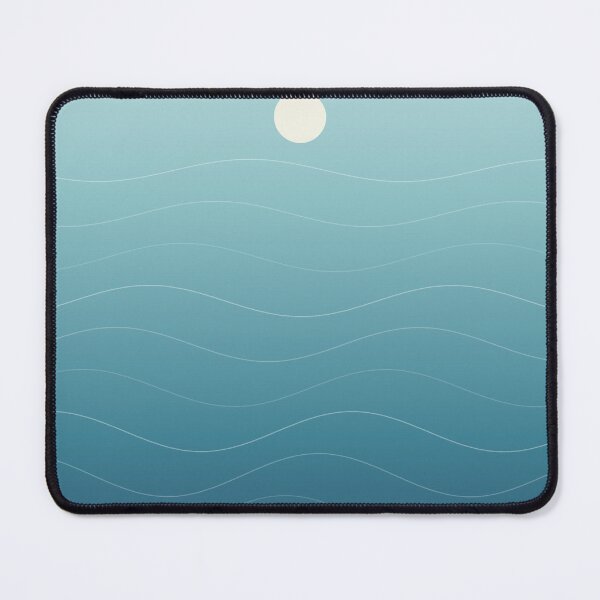 Item preview, Ocean Wave Abstract - Calming Blue Gradient designed and sold by Pamazing.