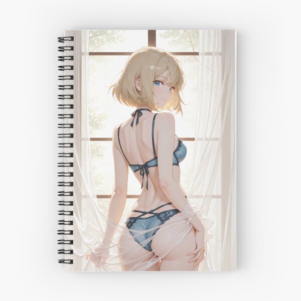 Item preview, Blue Morning Turn – Blonde Beauty by the Window designed and sold by SEIMEI2025.