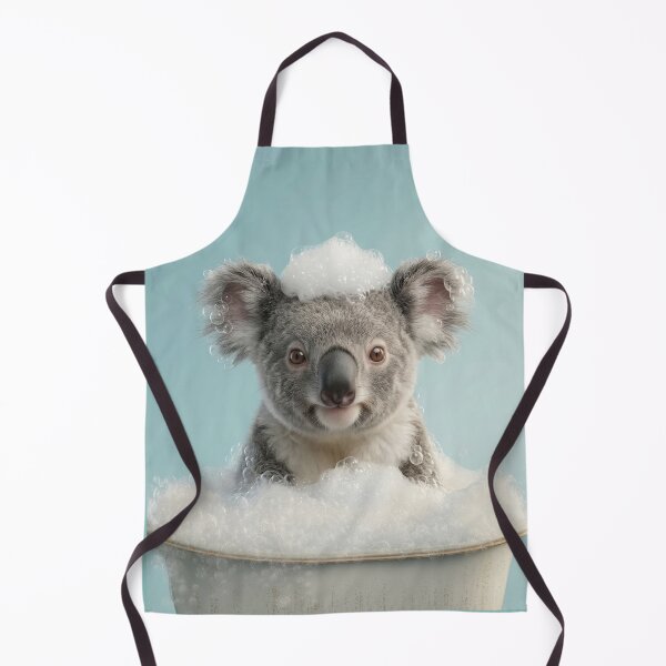 Item preview, Baby Koala Bubble Bath Cute Nursery Bathroom Wall Art designed and sold by LazyOwlStore.