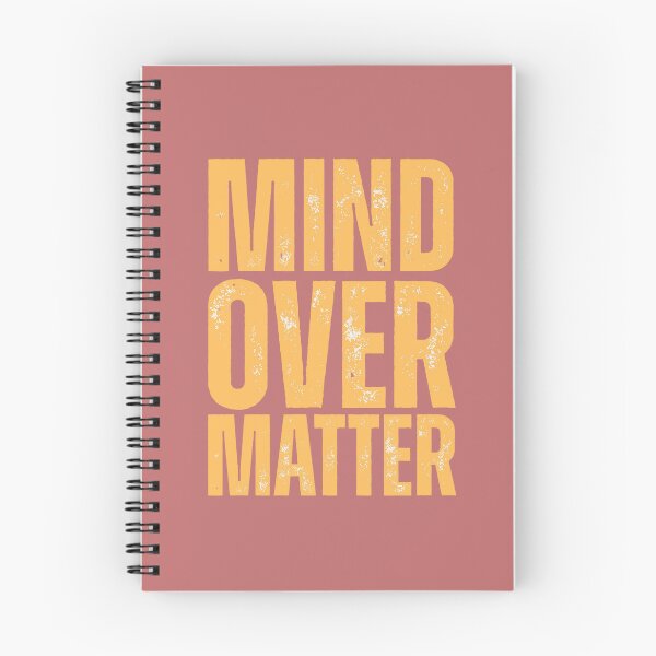 Item preview, Mind Over Matter Motivational Quote – Mental Strength & Fitness Inspiration designed and sold by WallMuseStudio .