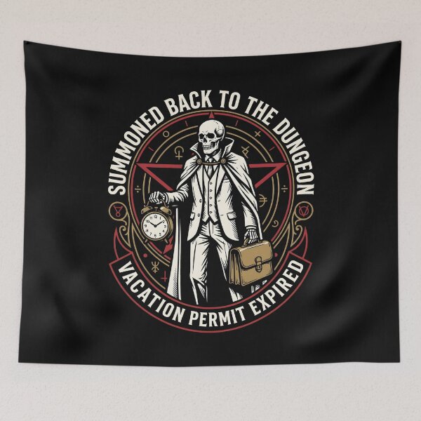 Item preview, Vacation Permit Expired - Corporate Humor Work Gift designed and sold by SplashTastic.