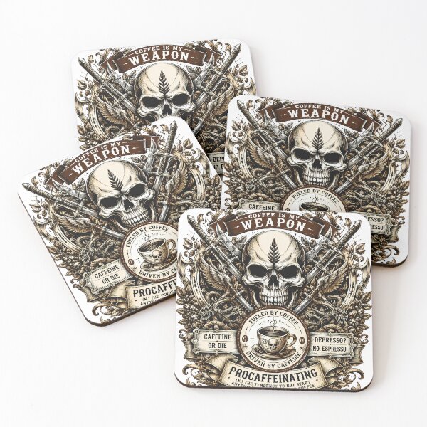 Item preview,  coffee is my weapon designed and sold by aliraweb.