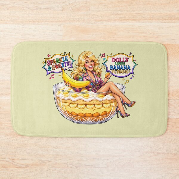 Item preview, Sparkle Retro Country Star Banana Pudding Dessert Lover Fun Art designed and sold by SammyMorry.