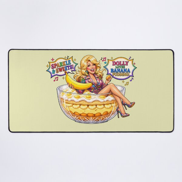 Item preview, Sparkle Retro Country Star Banana Pudding Dessert Lover Fun Art designed and sold by SammyMorry.
