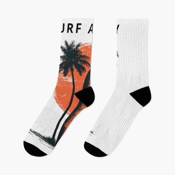 Item preview, Vintage Surfboard and Palm Trees Retro Sunset Art designed and sold by TrendyGalaxy.