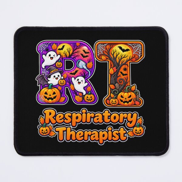 Item preview, Cute Ghost RT Halloween Respiratory Therapist Spooky Pumpkin  designed and sold by ClinicalHubs.