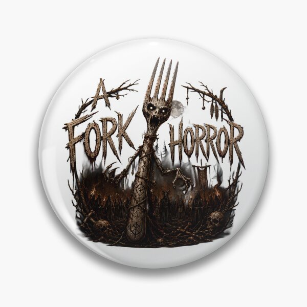 Item preview, Fork Horror - Dark Folk Horror Gothic Occult Art designed and sold by HorrorWorldWeb.