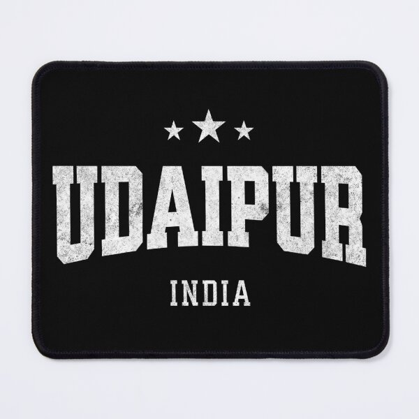 Item preview, Udaipur India Vintage Distressed Varsity Travel College Style Design designed and sold by NiceTeeClub.