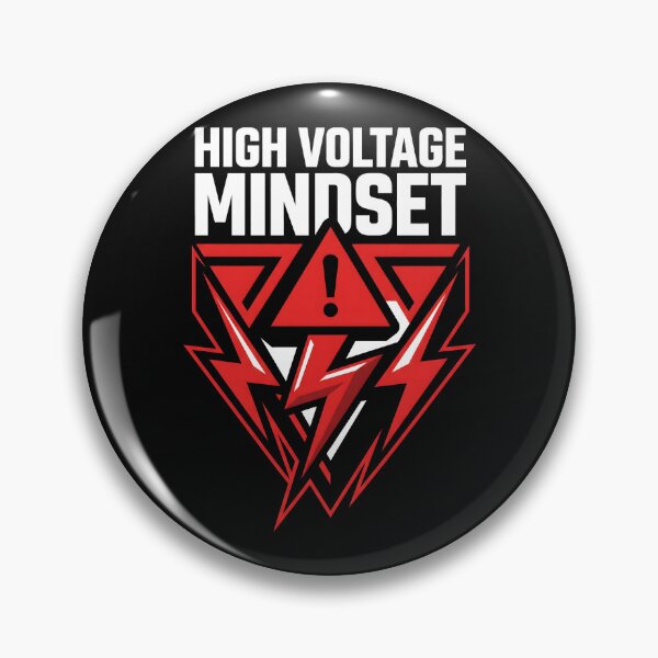 Item preview, High Voltage Mindset - Motivational Gym Fitness Gift designed and sold by SplashTastic.
