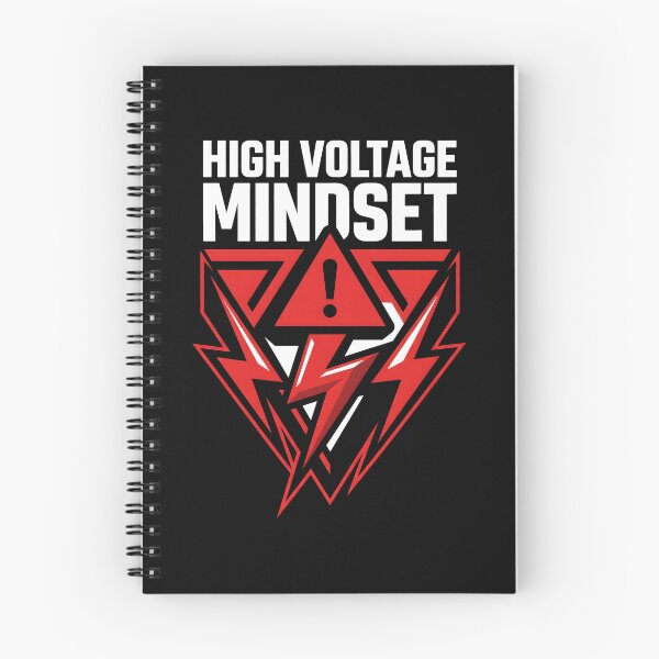 Item preview, High Voltage Mindset - Motivational Gym Fitness Gift designed and sold by SplashTastic.