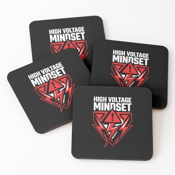Item preview, High Voltage Mindset - Motivational Gym Fitness Gift designed and sold by SplashTastic.