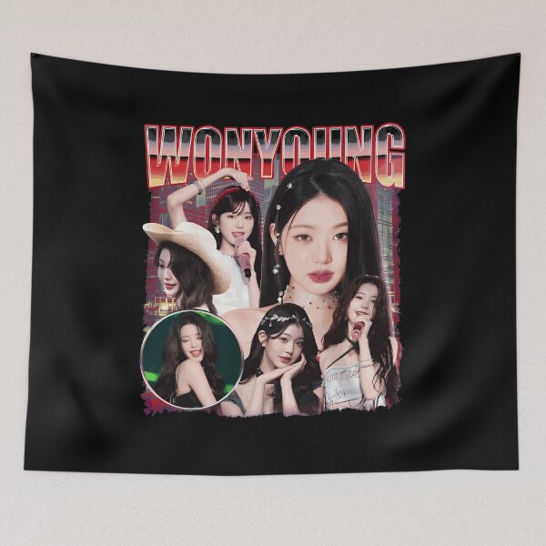 Item preview, K-pop Idol Retro Collage Graphic designed and sold by audrinabab.