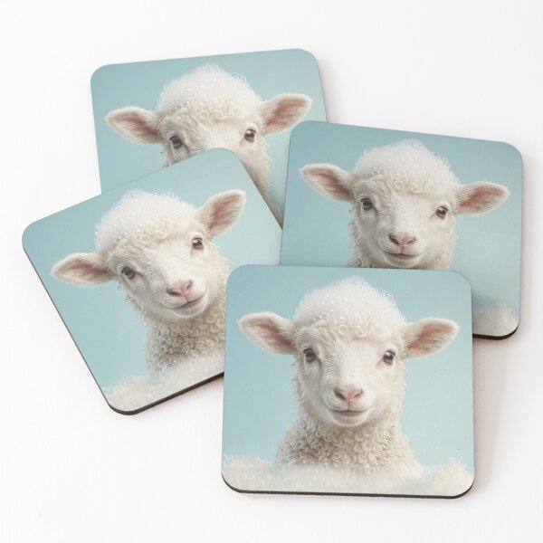 Item preview, Baby Lamb Bubble Bath Cute Nursery Bathroom Wall Art designed and sold by LazyOwlStore.