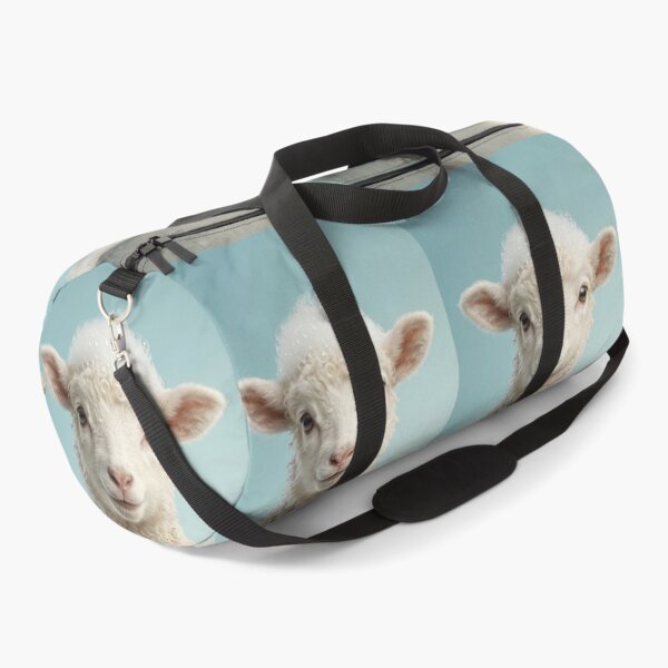 Item preview, Baby Lamb Bubble Bath Cute Nursery Bathroom Wall Art designed and sold by LazyOwlStore.