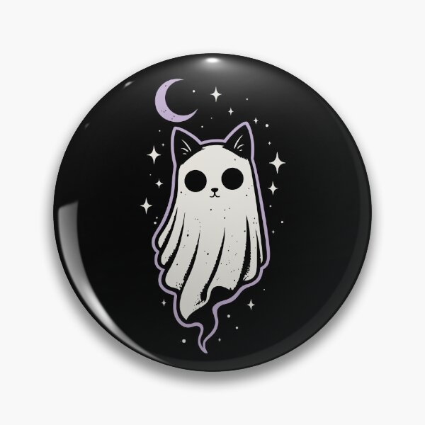 Item preview, Halloween Cat Boo Cute Ghost designed and sold by charoen-design.