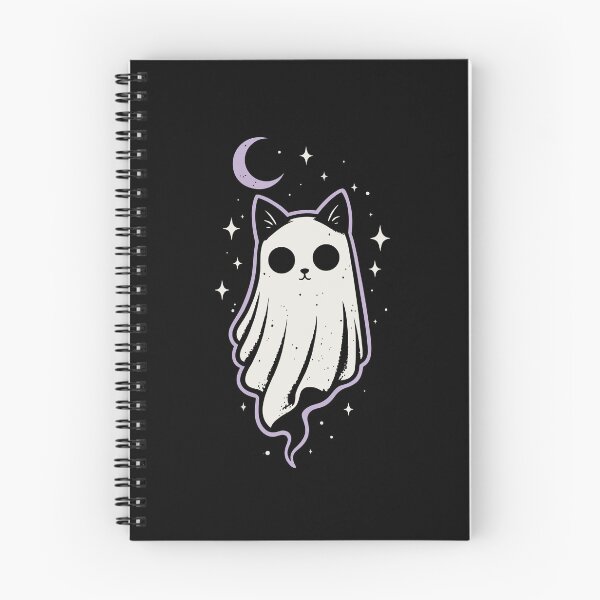 Item preview, Halloween Cat Boo Cute Ghost designed and sold by charoen-design.