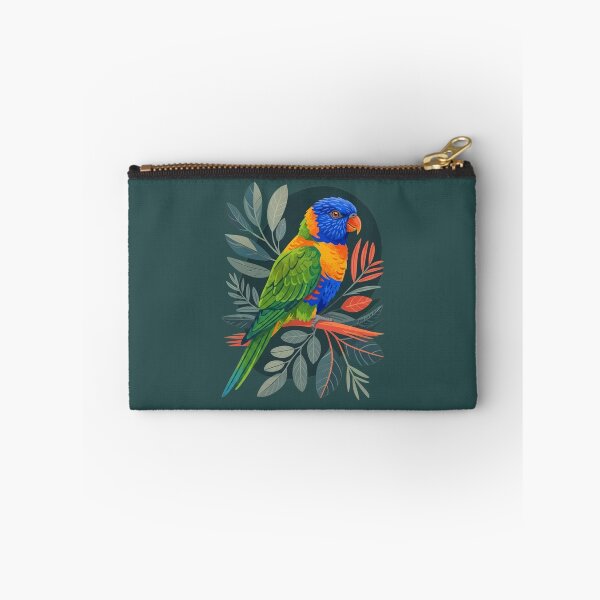 Item preview, Modern Folklore Rainbow Lorikeet – Stylised Australian Botanical Bird Art designed and sold by Wennebabs.