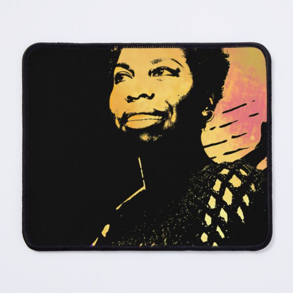 Item preview, Nina Simone Golden Pop Art Portrait Design designed and sold by Beverly Newman.