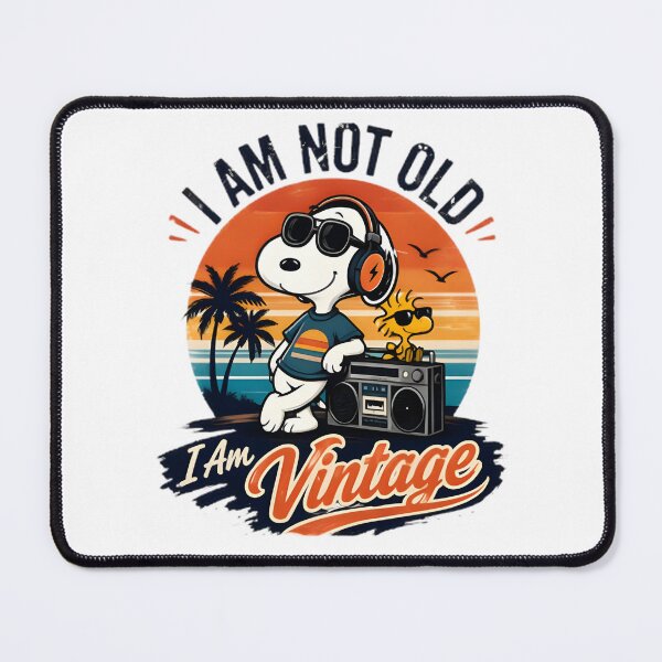 Item preview, I Am Not Old I Am Vintage Funny Cartoon Dog Retro Comic Art | ⭐⭐⭐⭐⭐ designed and sold by teesforteens.