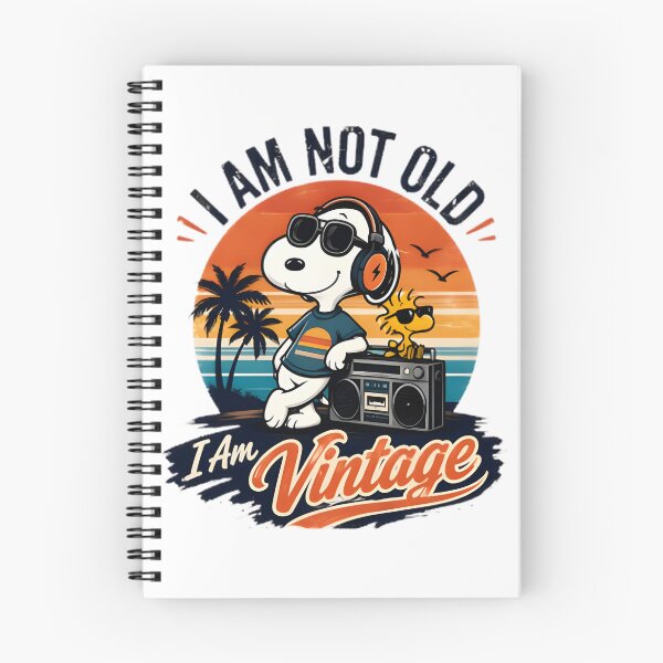 Item preview, I Am Not Old I Am Vintage Funny Cartoon Dog Retro Comic Art | ⭐⭐⭐⭐⭐ designed and sold by teesforteens.