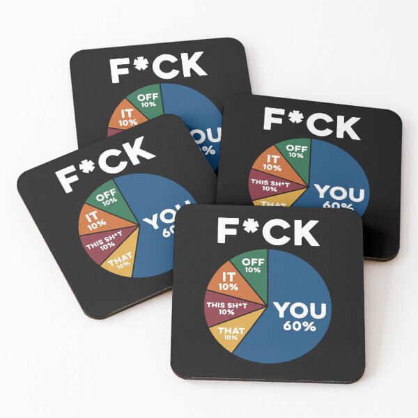 Item preview, Fk you Pie Chart Funny  designed and sold by charoen-design.