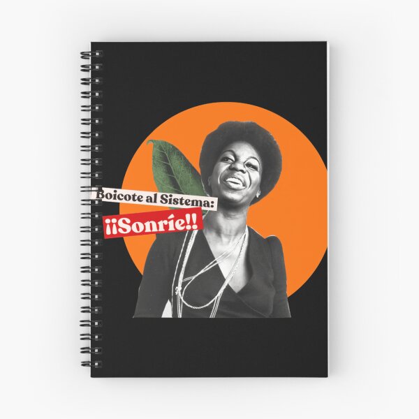 Item preview, Nina Simone Orange Circle Portrait Design designed and sold by Beverly Newman.