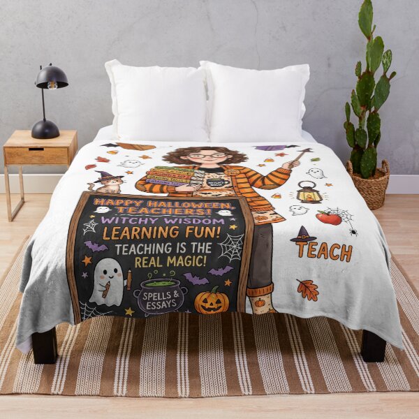 Item preview, Teaching is the Real Magic Cute Halloween Teacher designed and sold by DarkOriginArts.
