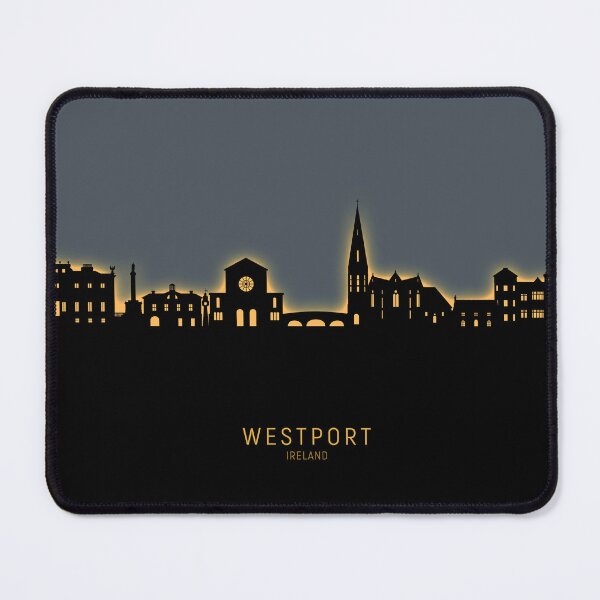 Item preview, Westport Ireland Skyline designed and sold by ArtPrints.