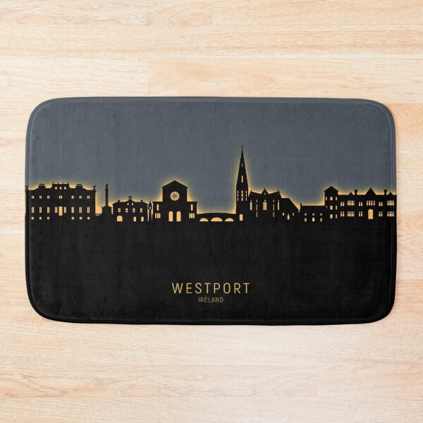 Item preview, Westport Ireland Skyline designed and sold by ArtPrints.