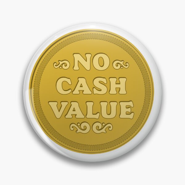 Item preview, No Cash Value - Vintage Video Game Arcade Token designed and sold by 8BitDen.