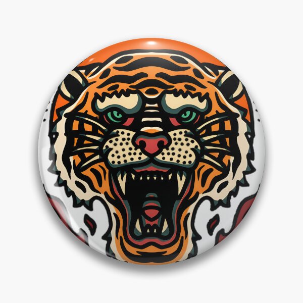 Item preview, Vintage Tiger Tattoo Old School Art | Best Gift designed and sold by MB25.