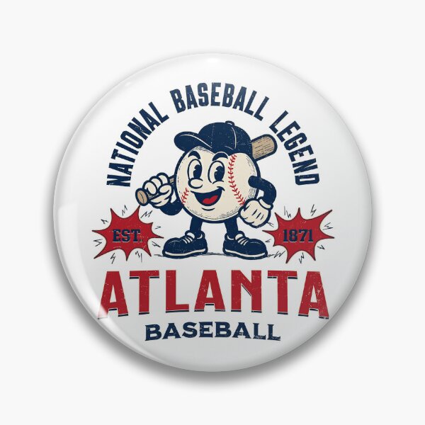 Item preview, Atlanta Baseball Legend Vintage Cartoon designed and sold by RichardHi73290.