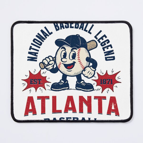 Item preview, Atlanta Baseball Legend Vintage Cartoon designed and sold by RichardHi73290.