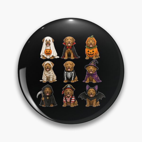 Item preview, Halloween Chesapeake Bay Retriever Squad Pumpkin Vampire designed and sold by HuserPiri.