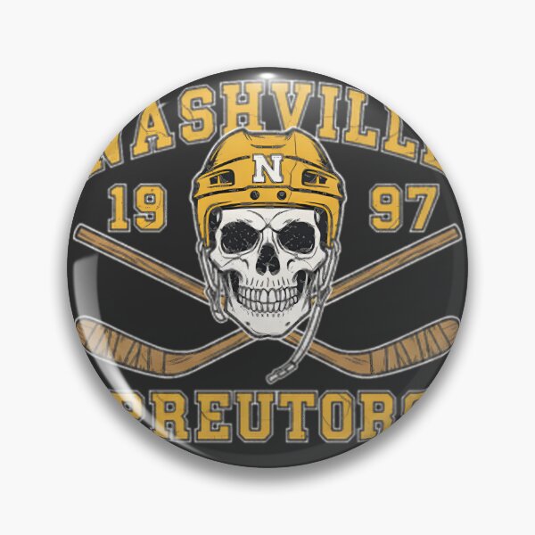 Item preview, Nashville Hockey Fan Art - Smashville Gold And Navy Retro Sports Design | Perfect Gift For You And Friends designed and sold by MB25.