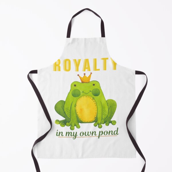 Item preview, Cute Watercolor Frog Prince with Crown Royalty Illustration designed and sold by Cuties bb.