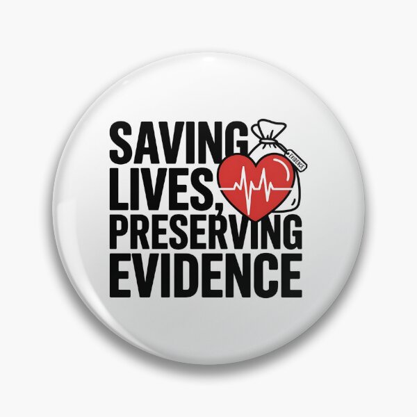 Item preview, Saving Lives, Preserving Evidence | Forensic Nurse designed and sold by CuteDesignables.
