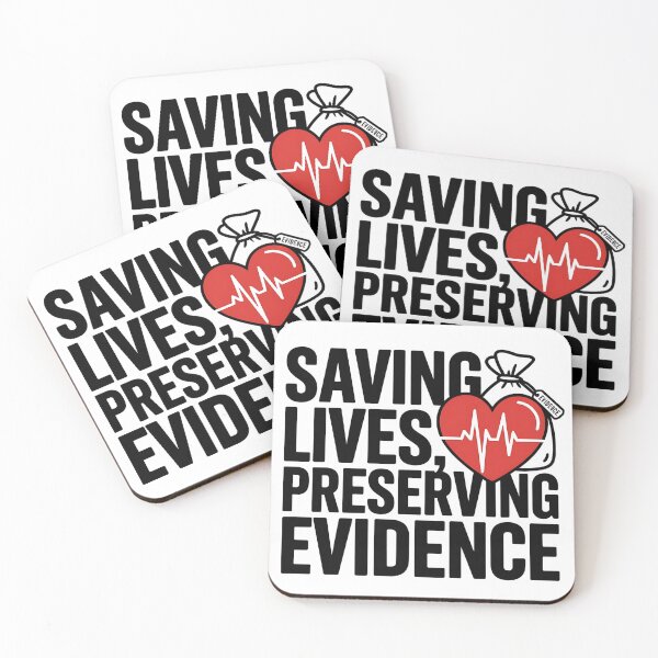 Item preview, Saving Lives, Preserving Evidence | Forensic Nurse designed and sold by CuteDesignables.