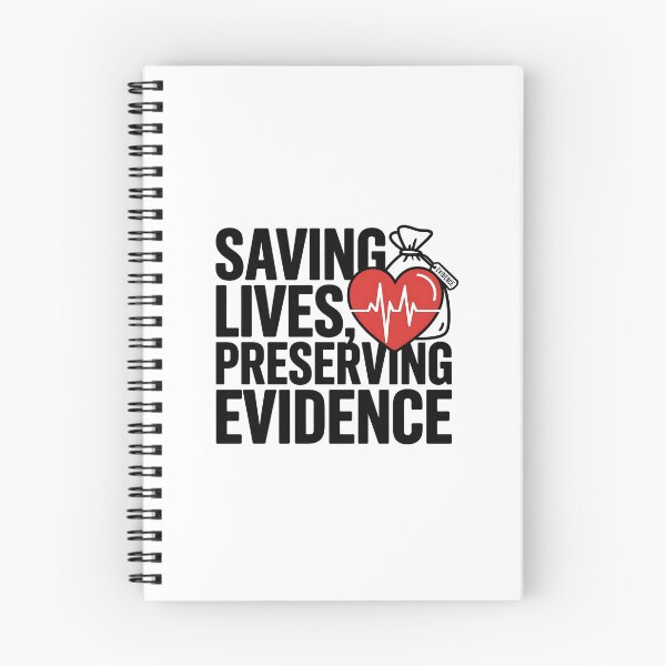 Item preview, Saving Lives, Preserving Evidence | Forensic Nurse designed and sold by CuteDesignables.