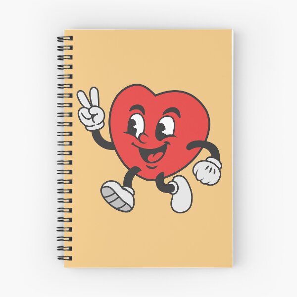 Item preview, Retro Heart Cartoon Character with Peace Sign. Cute Heart Vintage Comic Style. Cool Design. designed and sold by thailerd.