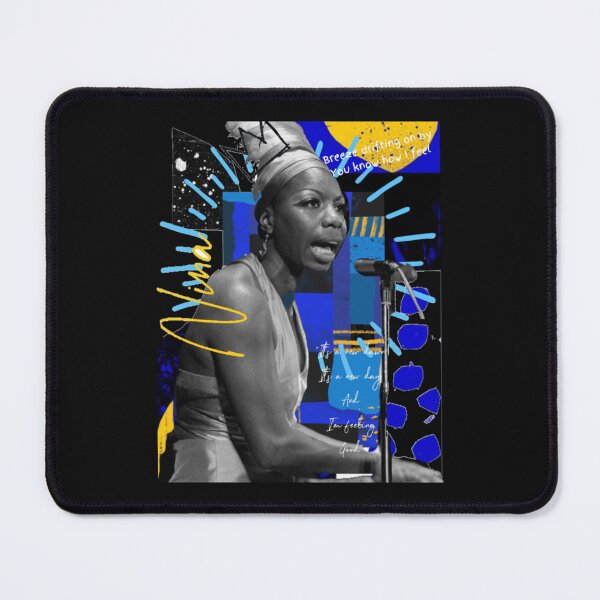 Item preview, Nina Simone Jazz Soul Collage Portrait Design designed and sold by Beverly Newman.