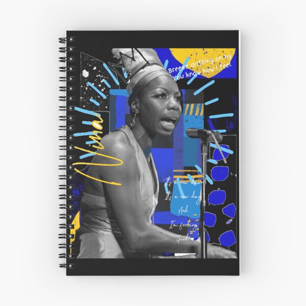 Item preview, Nina Simone Jazz Soul Collage Portrait Design designed and sold by Beverly Newman.