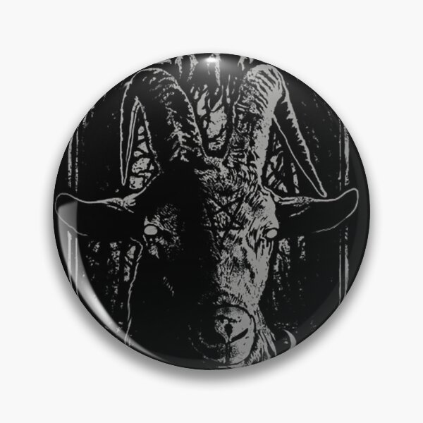 Item preview, Black Metal Black Phillip Gothic Goat Occult Satanic Dark Art | ⭐⭐⭐⭐⭐ designed and sold by Medlarza.