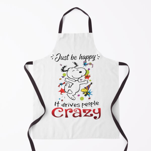 Item preview, Just Be Happy It Drives People Crazy Retro Cartoon Dog Graphic | Best Gift designed and sold by teesforteens.