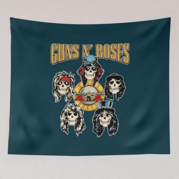 Item preview, Guns N' Roses Skull Faces Classic Rock Collage designed and sold by BuckridgeHunter.