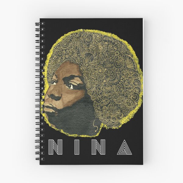 Item preview, Nina Simone Soul Jazz Pattern Portrait Design designed and sold by Beverly Newman.