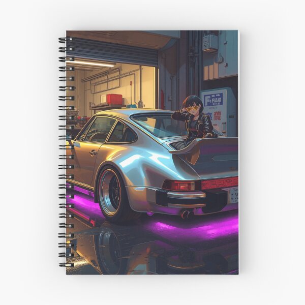 Item preview, Cyberpunk Porsche Turbo 80s Anime T-Shirt designed and sold by JMAVILA ART.