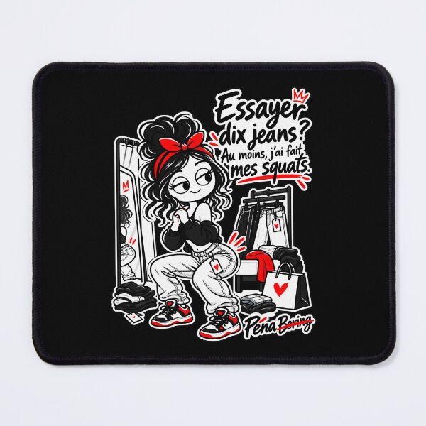 Item preview, Trying on ten pairs of jeans? At least I did my squats – Women's Shopping Humor designed and sold by J-Impression.