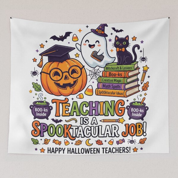 Item preview, Teaching is a Spooktacular Job Halloween Teacher designed and sold by DarkOriginArts.
