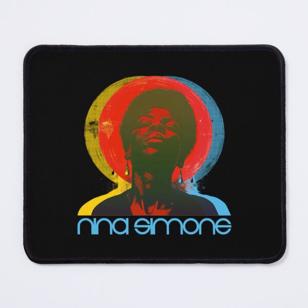Item preview, Nina Simone Retro Soul Circular Portrait Design designed and sold by Beverly Newman.
